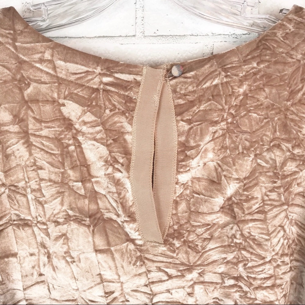 Anthropologie Meadow Rue Velvet Floral Top - I04 - Picture 7 of 8